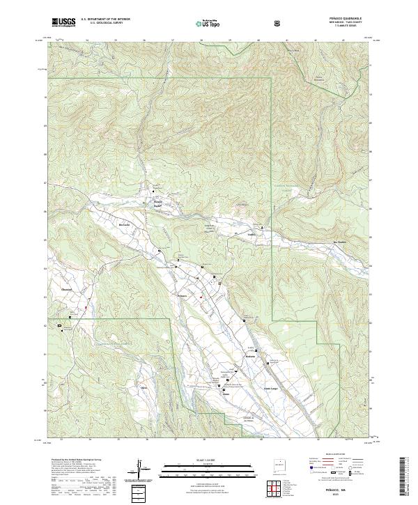 USGS Topographic Map – Penasco