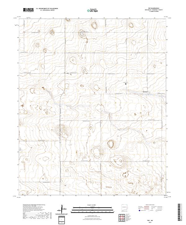 USGS Topographic Map – Pep