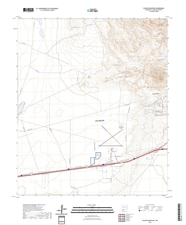 USGS Topographic Map – Picacho Mountain