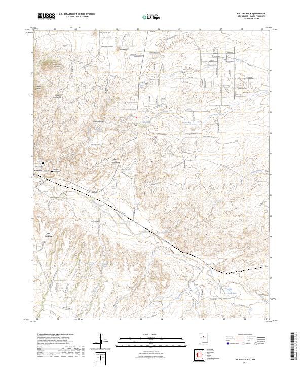 USGS Topographic Map – Picture Rock