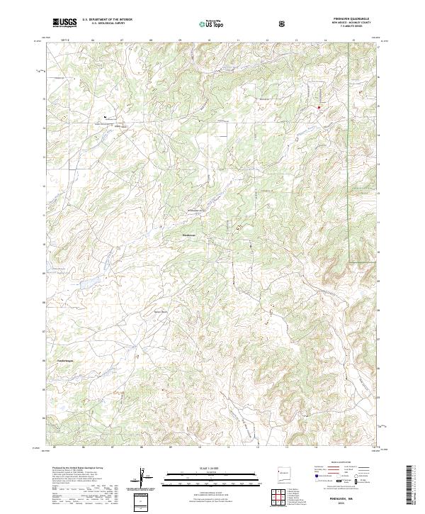 USGS Topographic Map – Pinehaven
