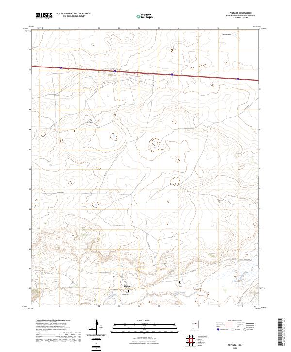 USGS Topographic Map – Pintada
