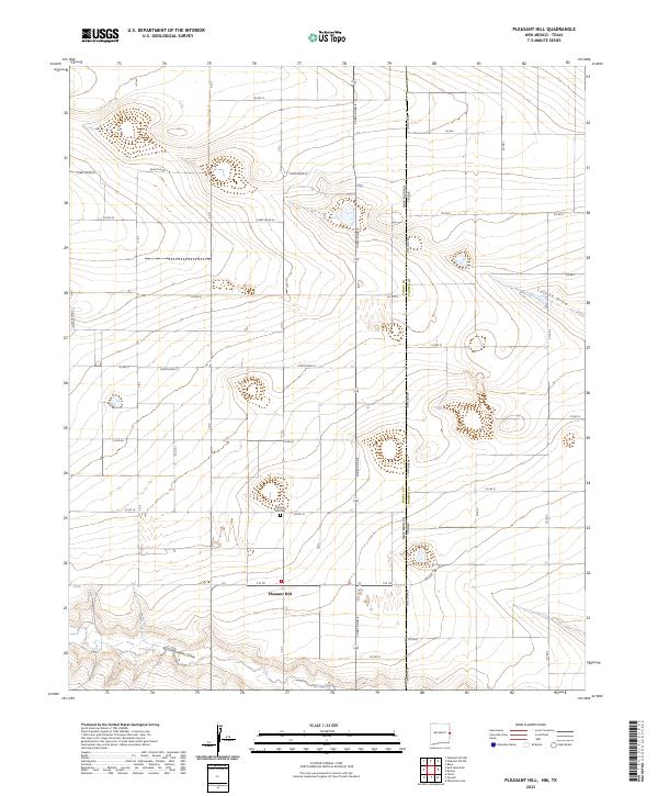 USGS Topographic Map – Pleasant Hill
