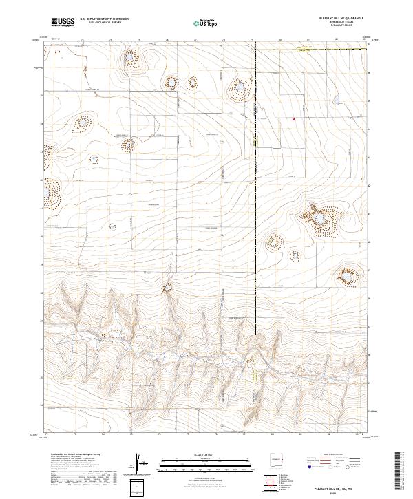 2023 Map of Pleasant Hill NE, 2023 Print