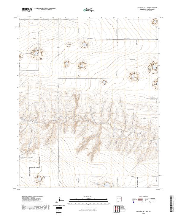 2023 Map of Pleasant Hill NW, 2023 Print