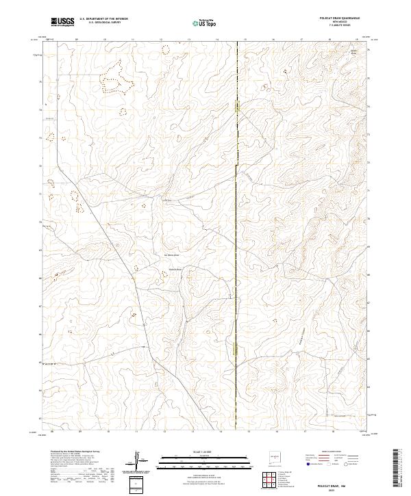 USGS Topographic Map – Polecat Draw
