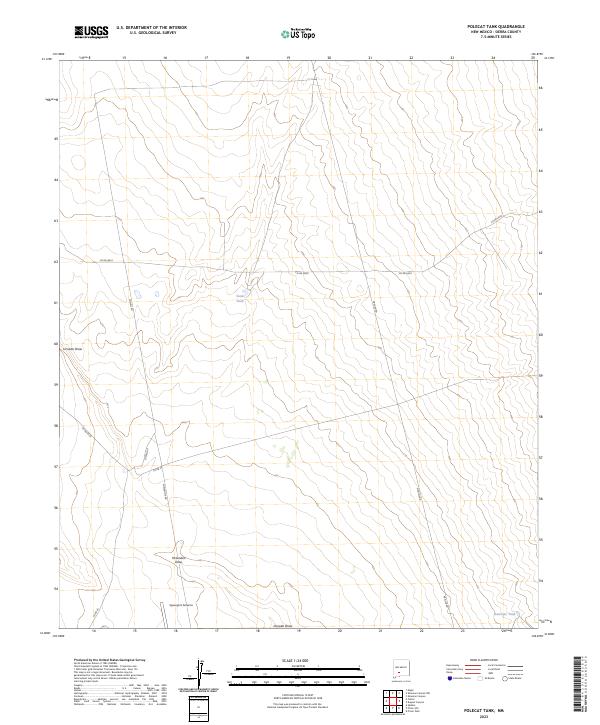 USGS Topographic Map – Polecat Tank