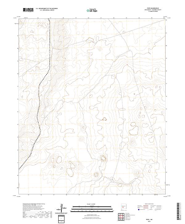 USGS Topographic Map – Pope