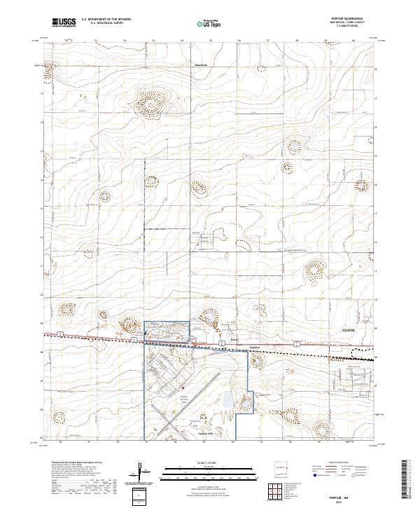 USGS Topographic Map – Portair