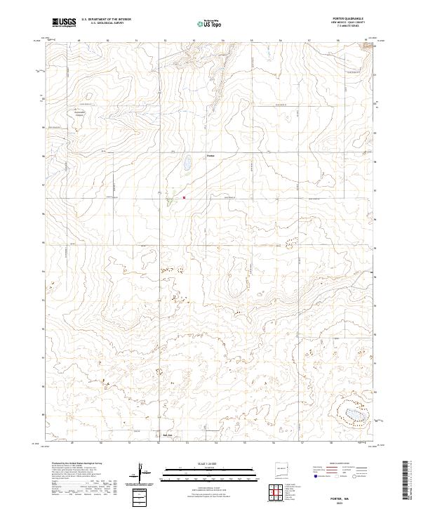 USGS Topographic Map – Porter