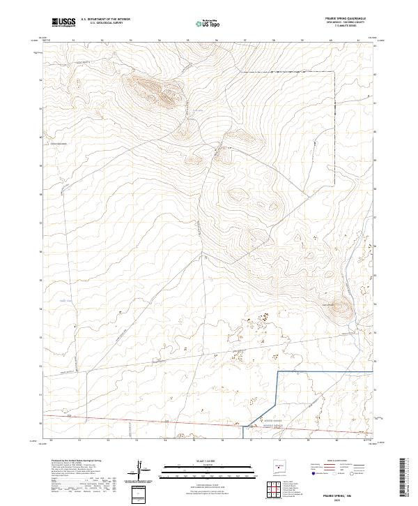 USGS Topographic Map – Prairie Spring