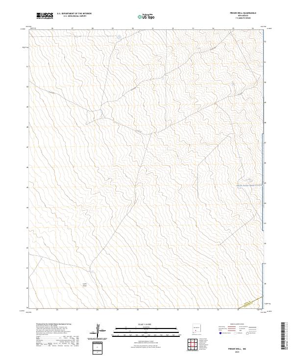 USGS Topographic Map – Prisor Well