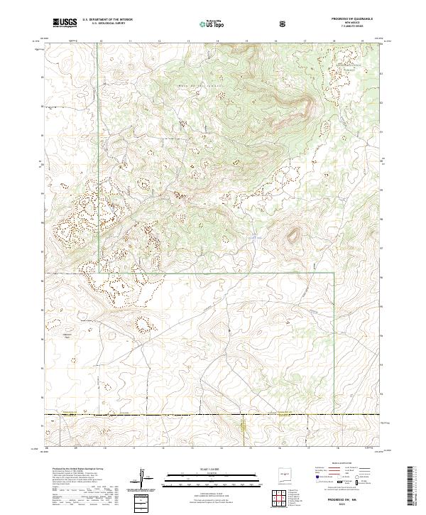 USGS Topographic Map – Progresso SW