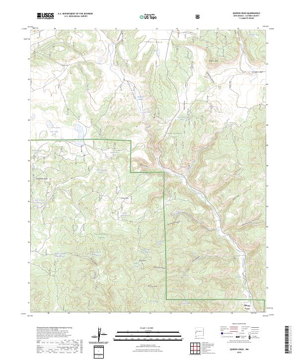 USGS Topographic Map – Queens Head