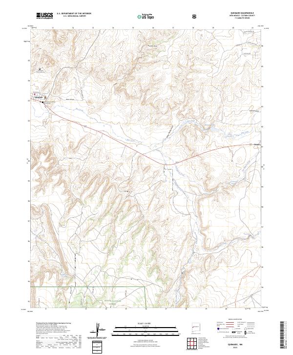 USGS Topographic Map – Quemado