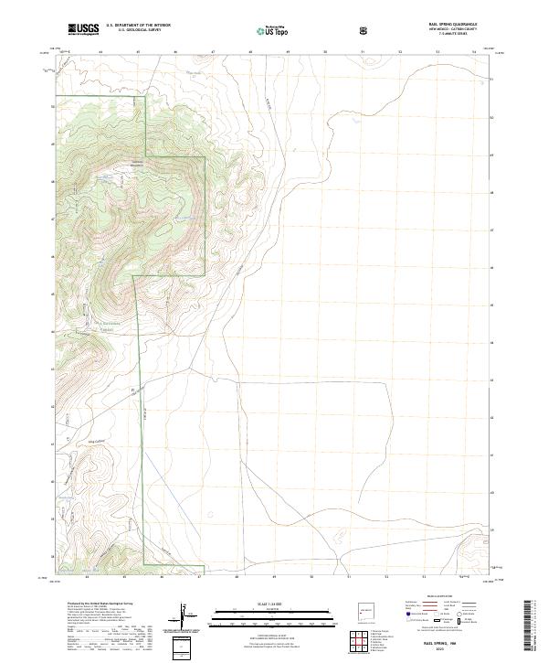 USGS Topographic Map – Rael Spring