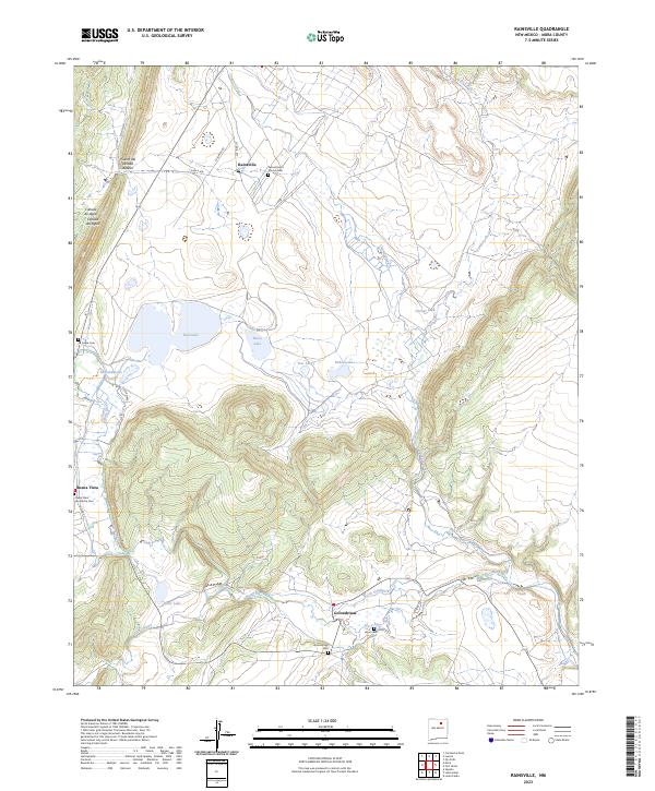 USGS Topographic Map – Rainsville