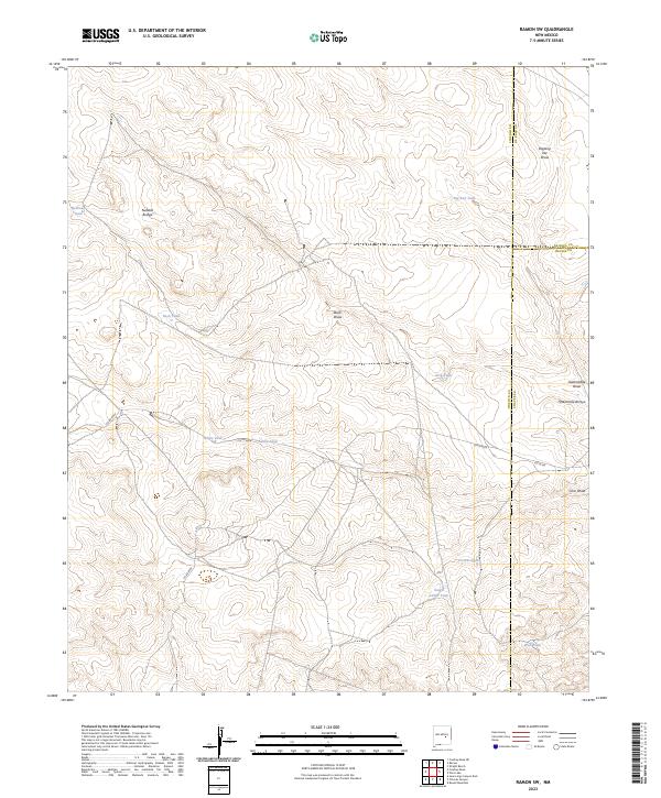 USGS Topographic Map – Ramon SW