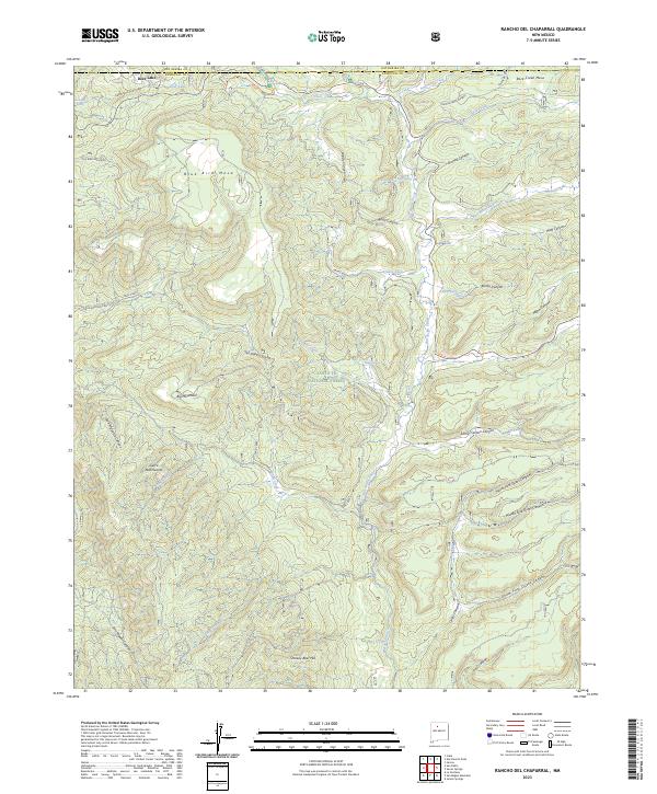 USGS Topographic Map – Rancho del Chaparral