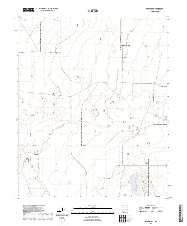 USGS Topographic Map – Ranger Lake