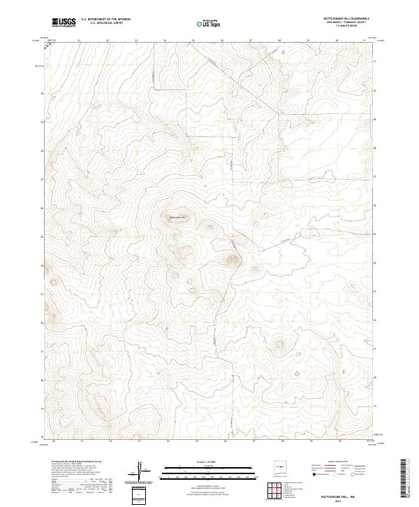 USGS Topographic Map – Rattlesnake Hill