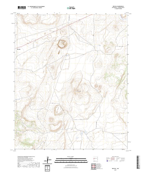 USGS Topographic Map – Red Hill