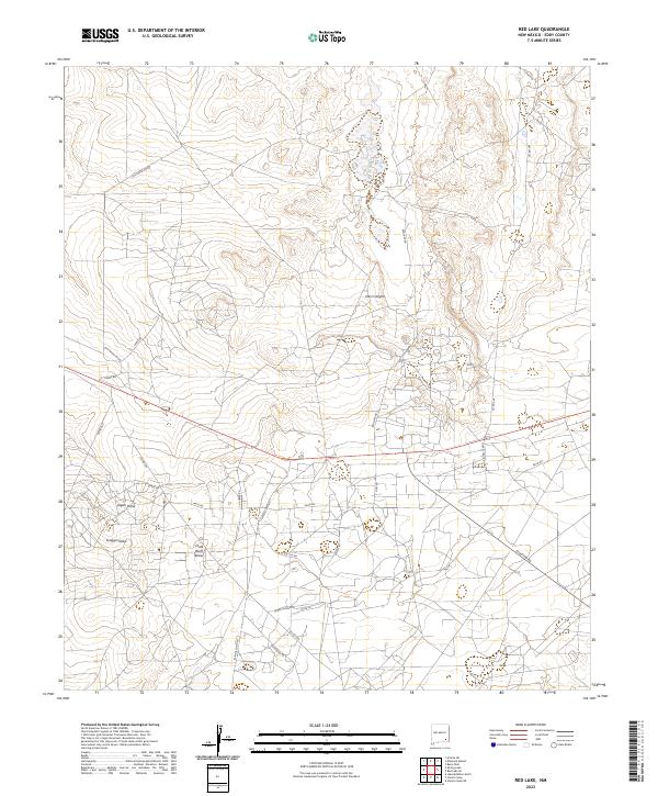 USGS Topographic Map – Red Lake