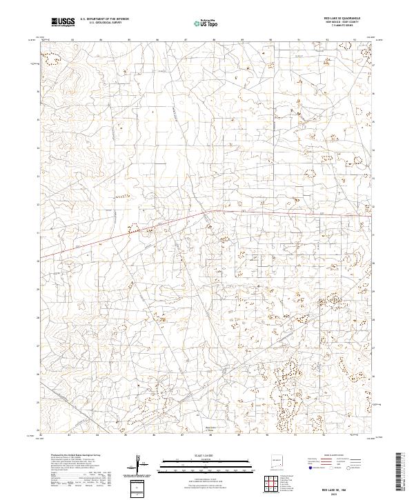 2023 Map of Red Lake SE, 2023 Print