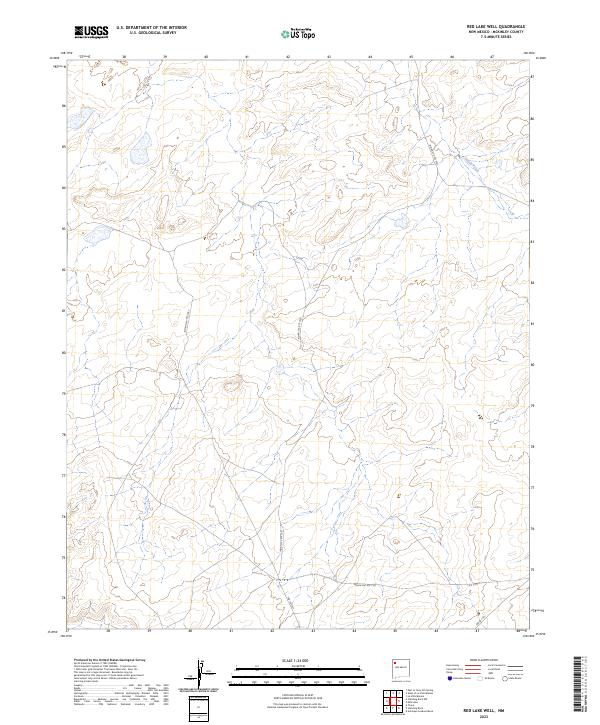 2023 Map of Red Lake Well, 2023 Print