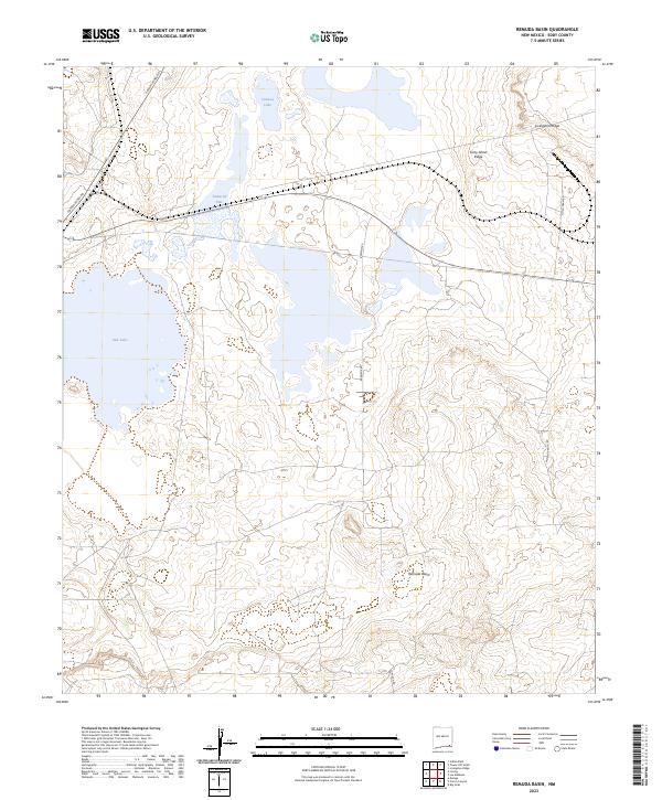 USGS Topographic Map – Remuda Basin