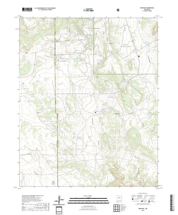 USGS Topographic Map – Rencona