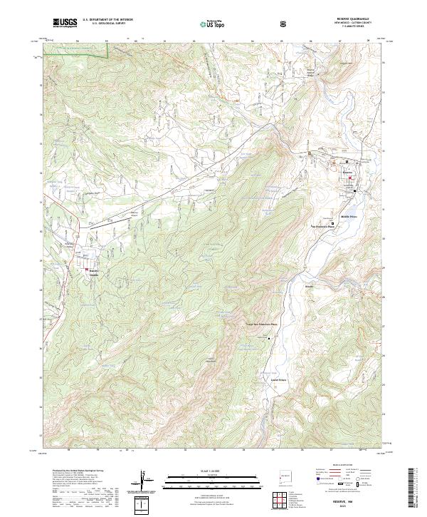 USGS Topographic Map – Reserve