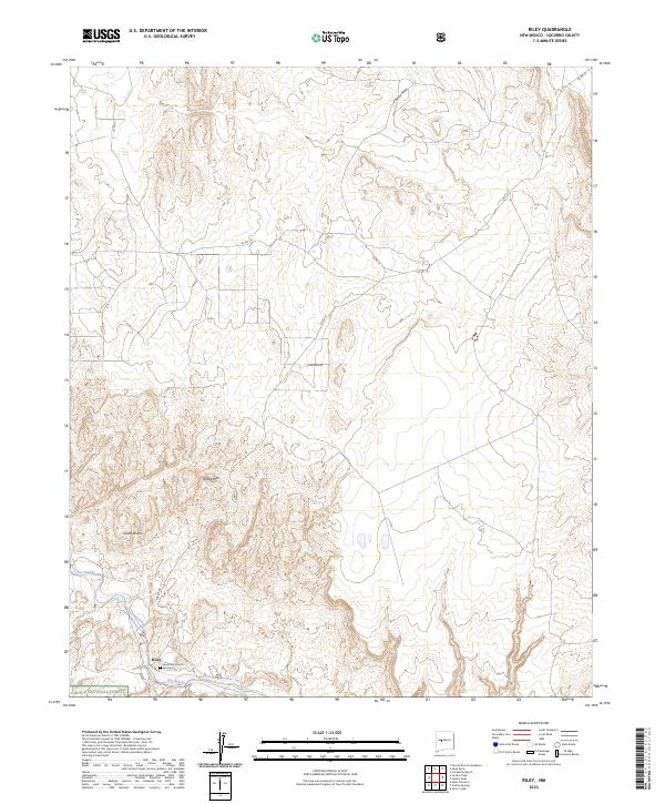 USGS Topographic Map – Riley