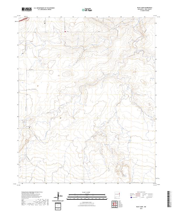 USGS Topographic Map – Riley Camp
