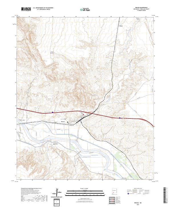USGS Topographic Map – Rincon