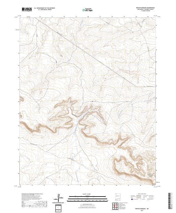 USGS Topographic Map – Rincon Marquez