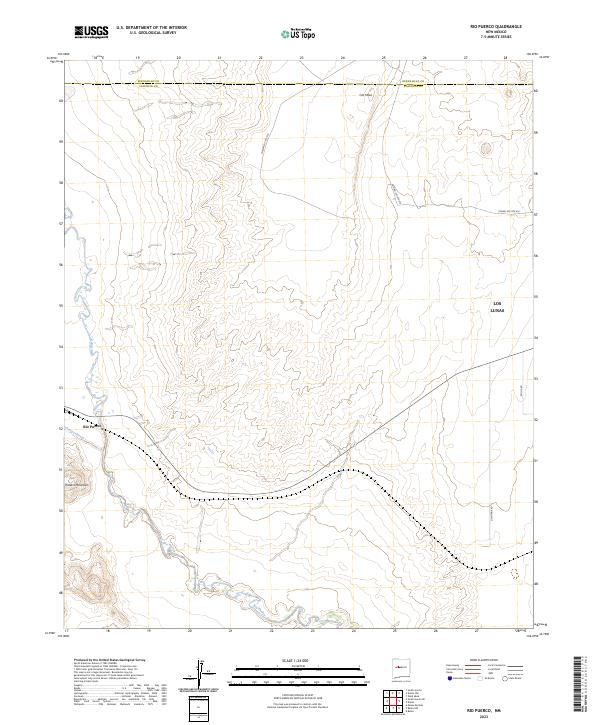 USGS Topographic Map – Rio Puerco