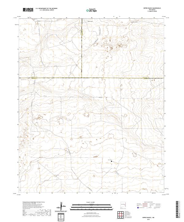 USGS Topographic Map – Rippee Ranch
