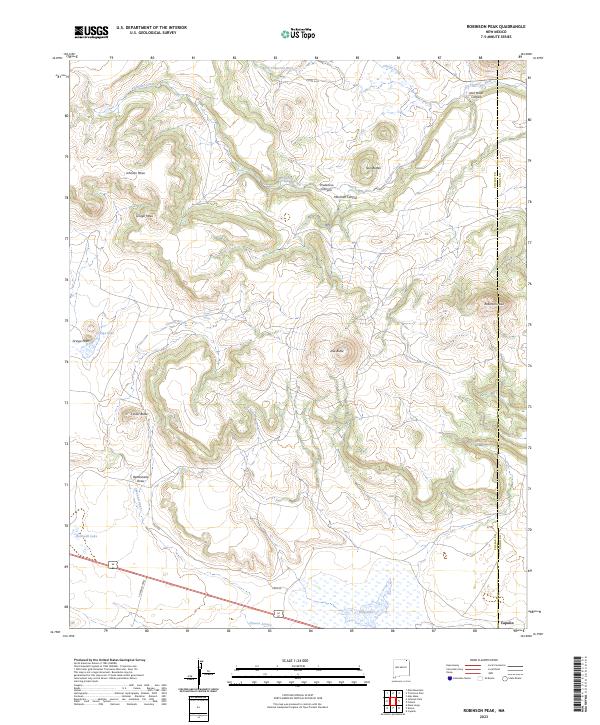 USGS Topographic Map – Robinson Peak