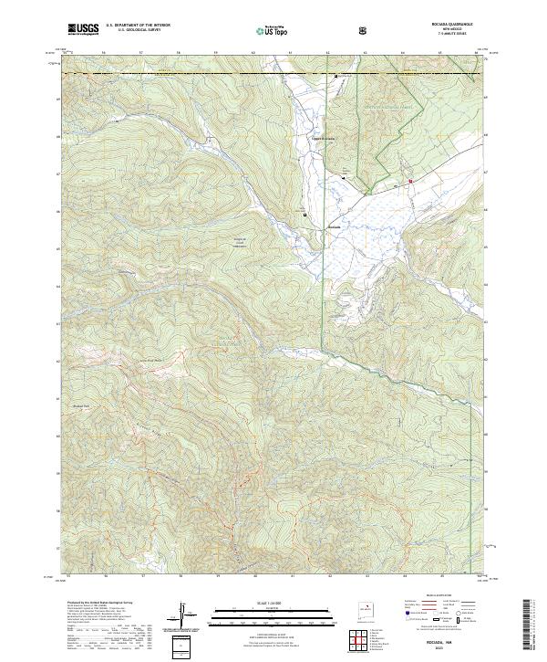USGS Topographic Map – Rociada