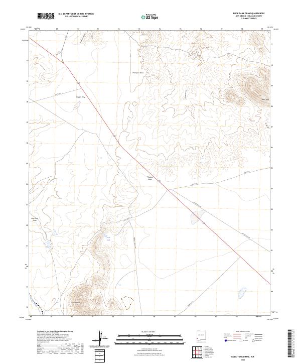 USGS Topographic Map – Rock Tank Draw