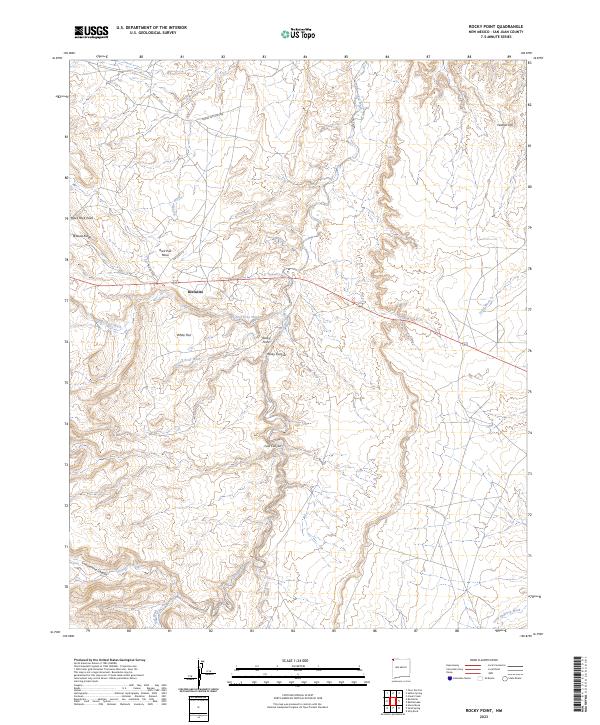 USGS Topographic Map – Rocky Point