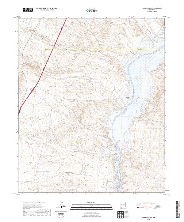 USGS Topographic Map – Romero Canyon