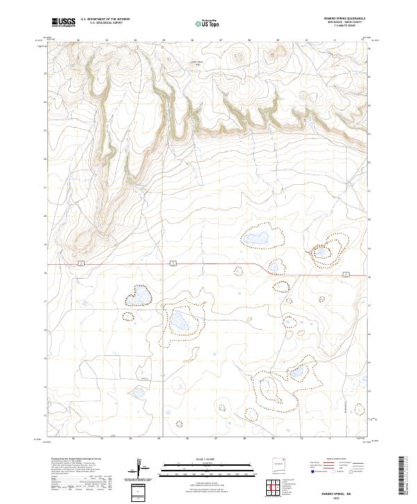 USGS Topographic Map – Romero Spring