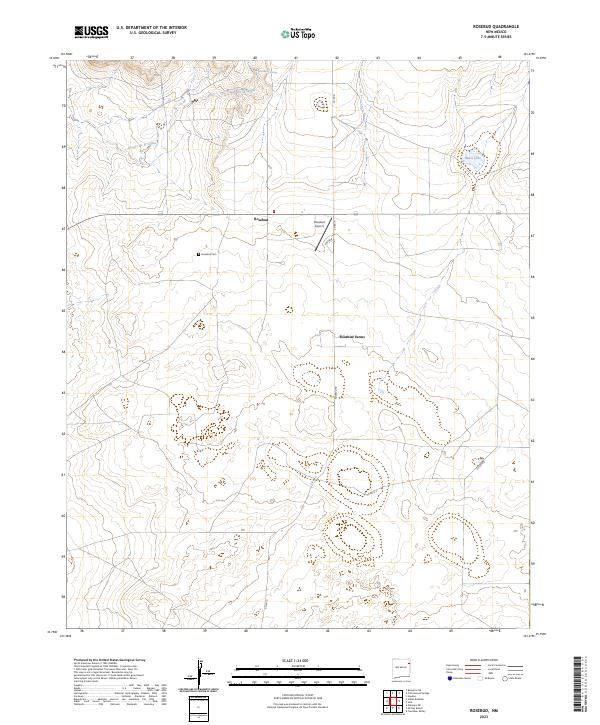 USGS Topographic Map – Rosebud
