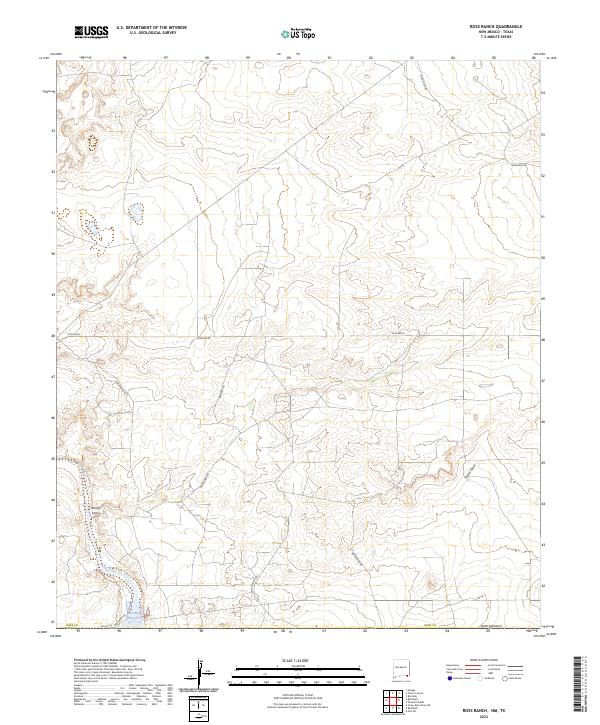 USGS Topographic Map – Ross Ranch