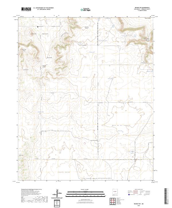 USGS Topographic Map – Round Top