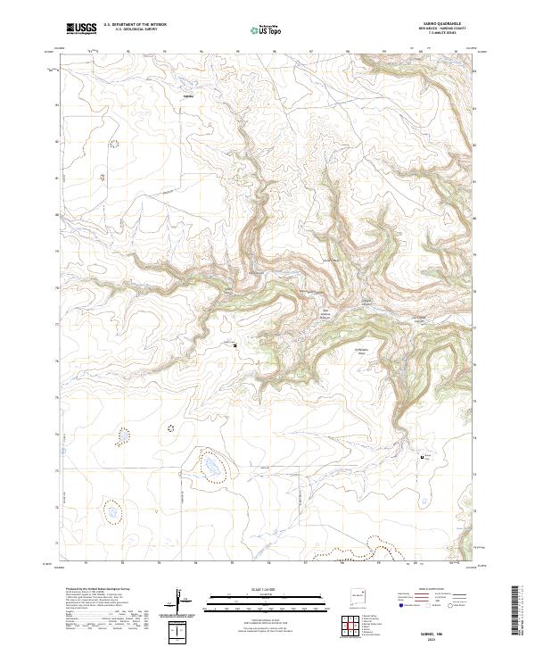 USGS Topographic Map – Sabino