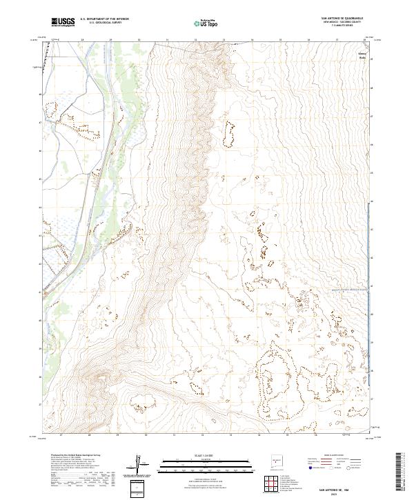 USGS Topographic Map – San Antonio SE