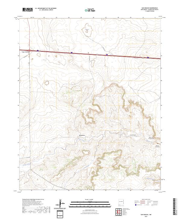 USGS Topographic Map – San Ignacio